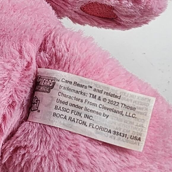 Care Bears "TRUE HEART BEAR" 2022 Pink Soft Plush Stuffed Animal - Picture 8 of 11